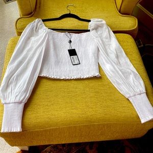 New Gianni bini womens xs white mark $79